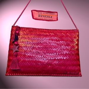 Vanessa - Wicker Straw Handbag,